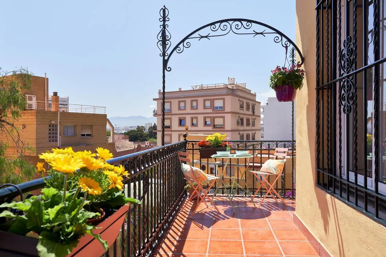 Appartement Villa Rosita Suites En Playa De La Malagueta Con Terraza Málaga